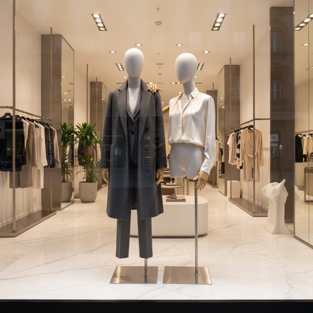 Grey Coat Luxury Mannequin
