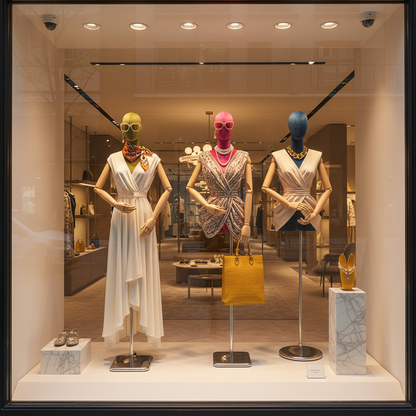 Luxury Designer Window Display