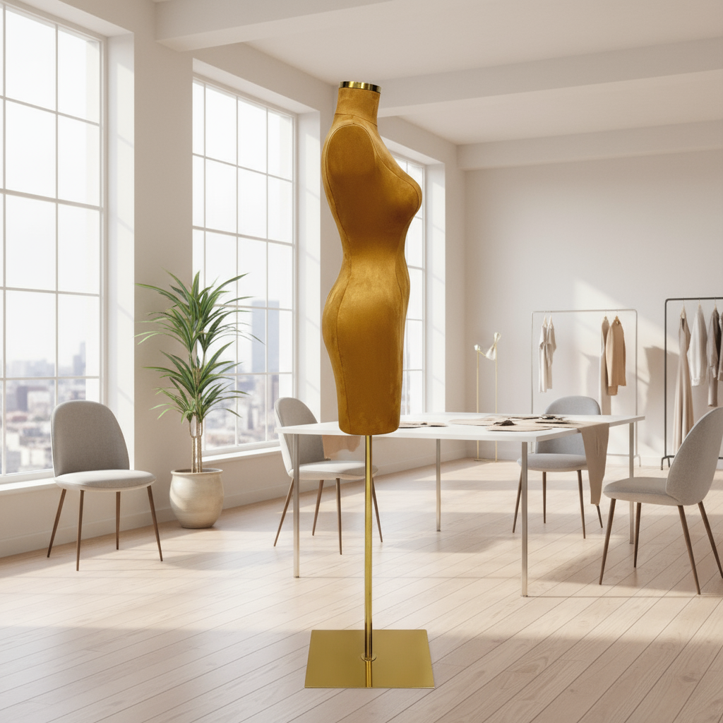 Mannequin in fashion studio