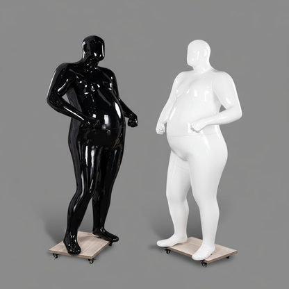 Mannequins with Gray Background