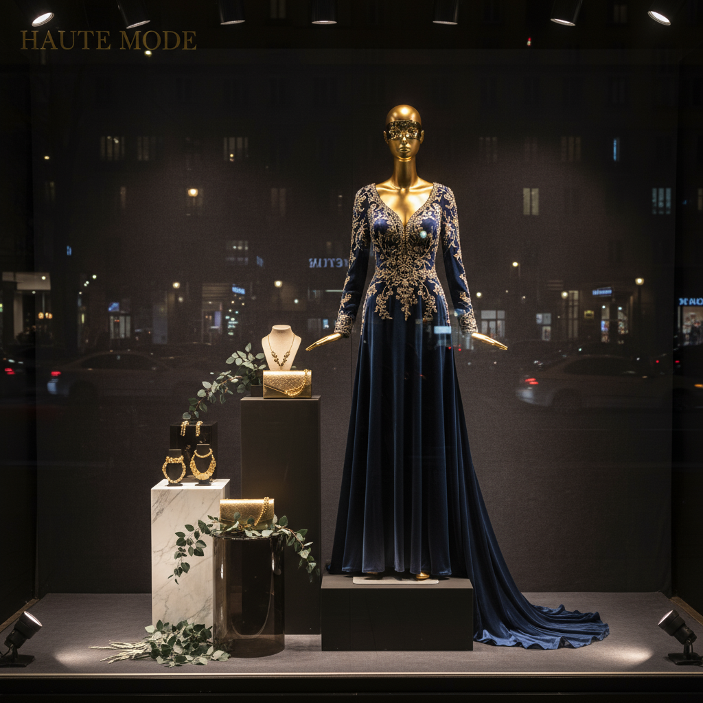 Night Window Display