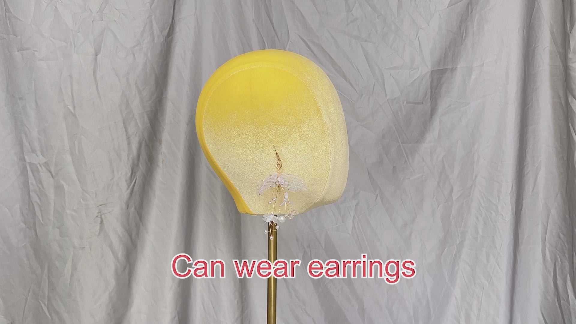Jelimate Colorful Velvet Head Mannequin Dress Form,Female Mannequin Head For Wigs,Sunglasses Earring Headband Jewelry Display Head Hat Display Stand