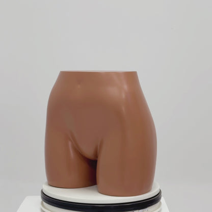 JELIMATE Female Mannequin Butt Form, Women's Half Body Shorts Display