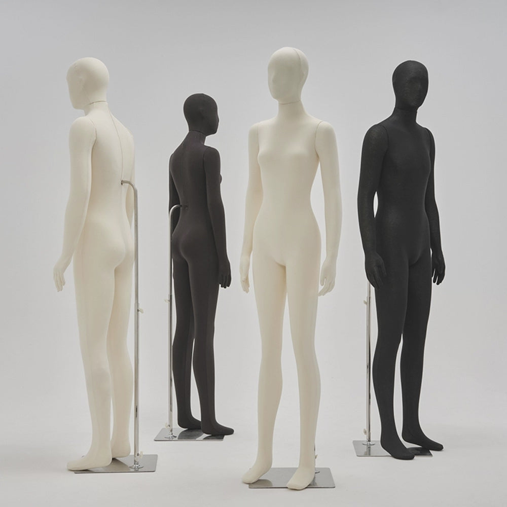 Jelimate  Flexible Female Male Mannequin Body with Soft Foam, Dress Form for Jewelry & Clothing Display