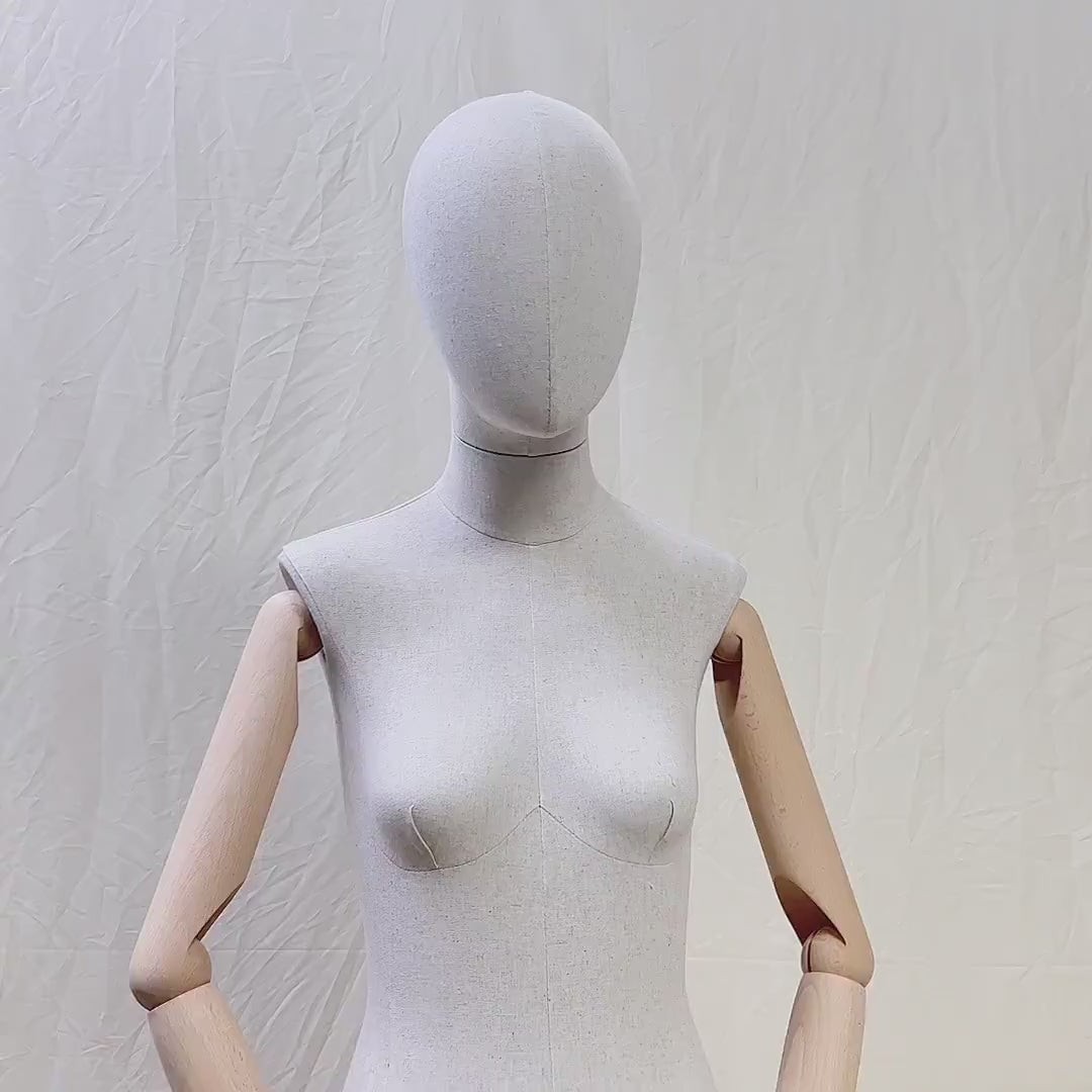 Jelimate JMFF04 Female & Child Full Body Mannequin with Wooden Arms