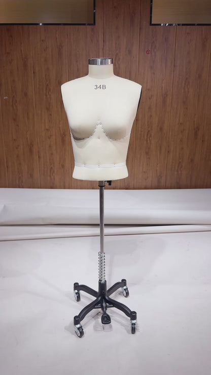 JELIMATE Professional Dress Form | 34C-40DD High-Precision Lingerie Design Form