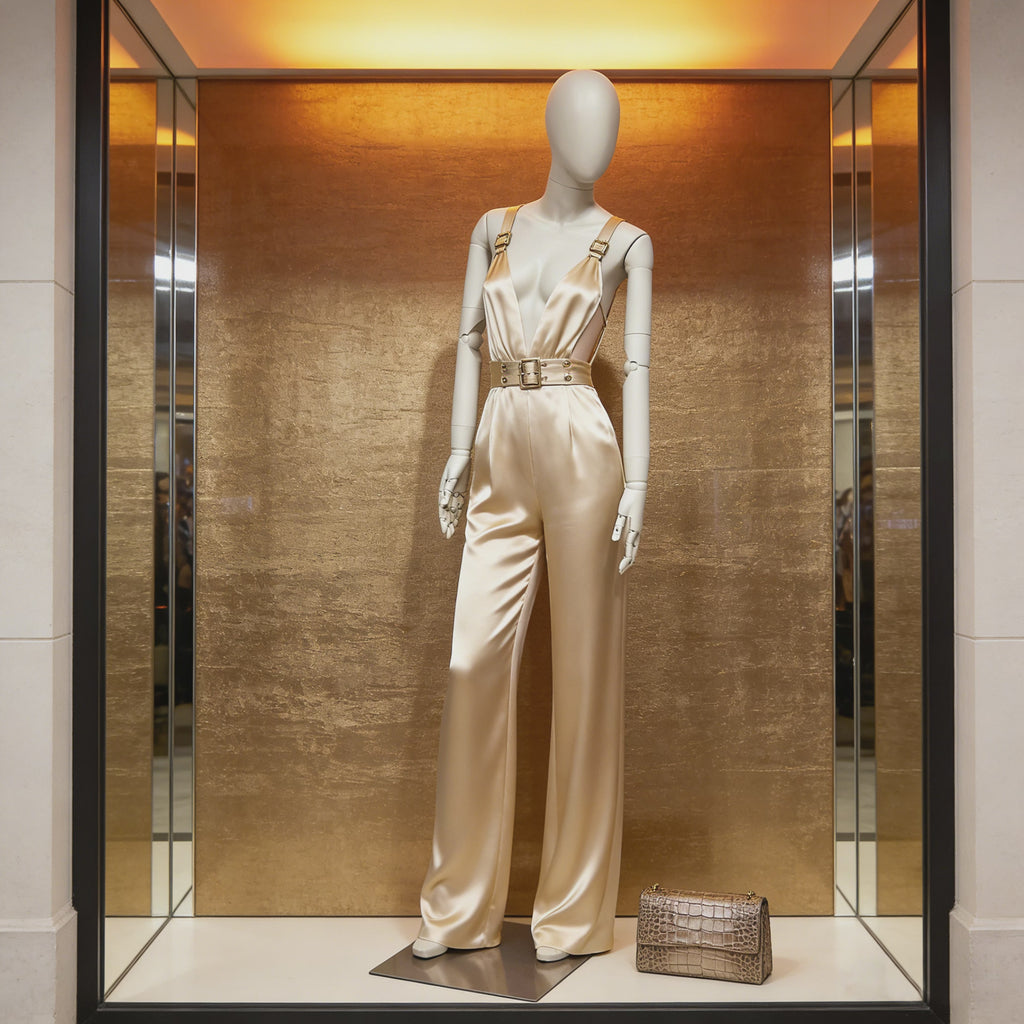 JELIMATE Full Body Female Mannequin Flexible Arms Fiberglass Window Display Dummy