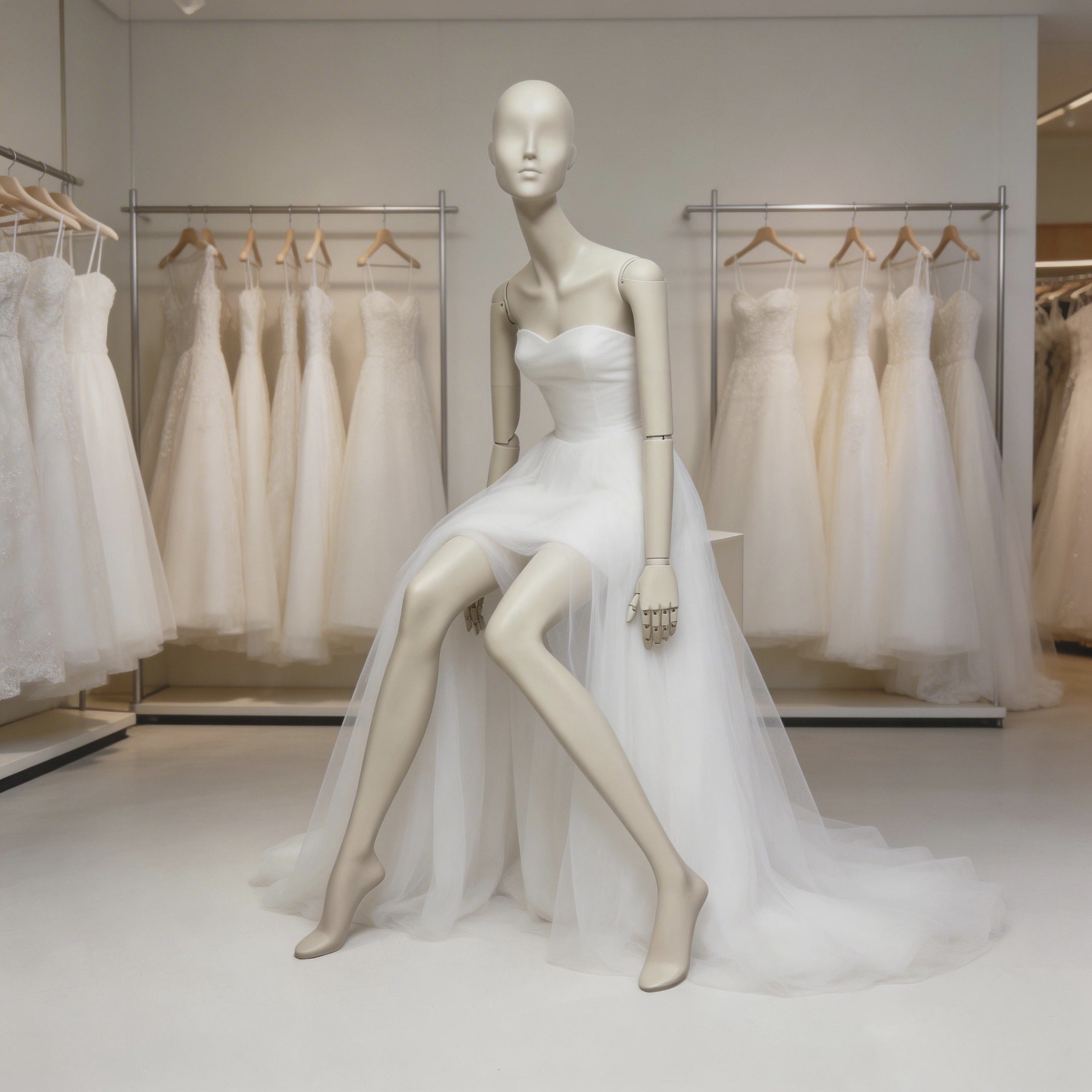 Professional Seated Display Mannequin - Boutique, Studio & Department Store Use