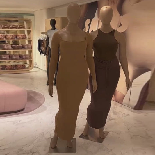 Jelimate Full Body Female Plus Size Mannequin,Half Body Women Plus Size Dress Form Model,Big Breast Lingerie Swimsuit Pant Bikini Underwear Mannequin