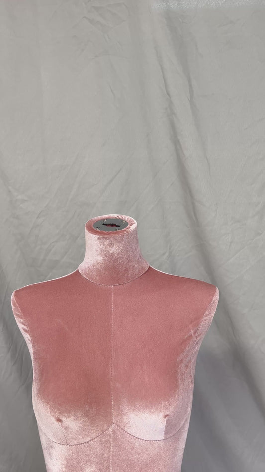 Jelimate Female Full Body Mannequin In Standing Sitting Pose,Luxury Velvet Mannequin Torso Dress Form,Wig Head Manikin Body With Silver Hands,Female Display Mannequin Clothing Display Model