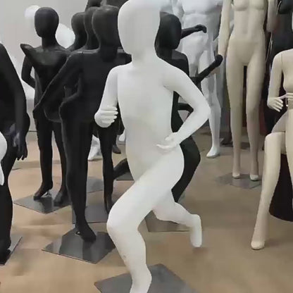 JELIMATE Kids Sport Full Body Mannequin | Athletic Children Clothing Display Form for Ages 2–12