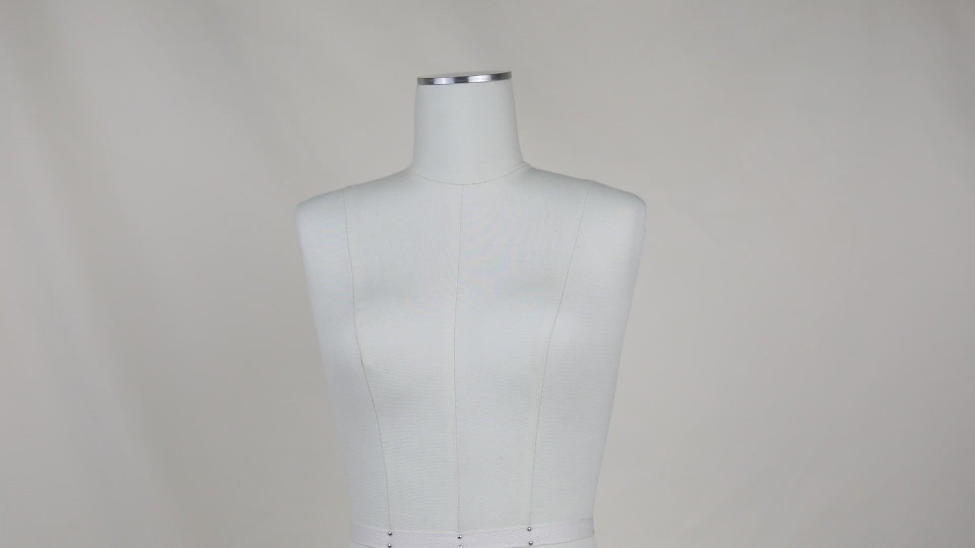 Half Scale Dress Form for Sewing - Professional Sewing Mannequin with Soft Arms (Size 12)