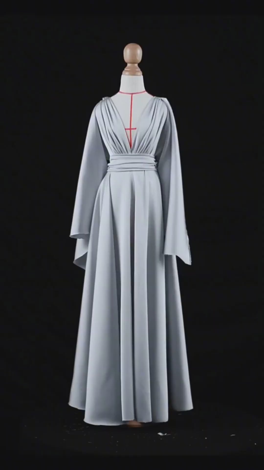 Female Half Scale Dress Form Fully Pinnable - 1/2, 1/3, 1/4