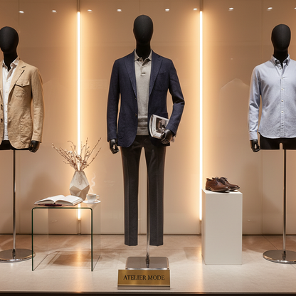 Maniquí masculino de medio cuerpo Jelimate de color negro con forma de torso, cabeza de maniquí envuelta en tela de lino, brazos de madera, modelo de exhibición de ropa con forma de torso para hombre