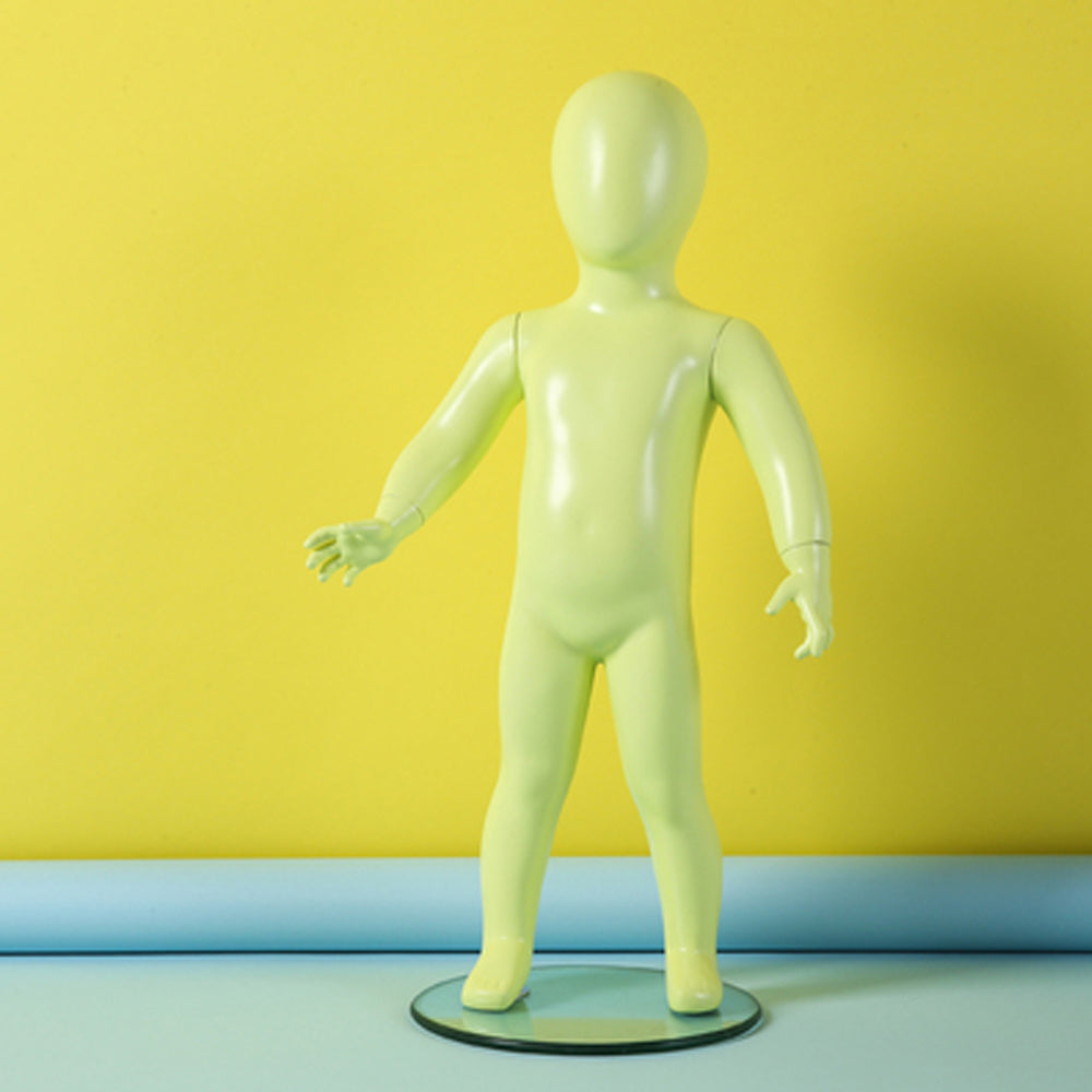Child Mannequin Full Body - Kids Mannequin Display Form for Baby & Children's Clothing Store | Fiberglass Standing Sitting Pose