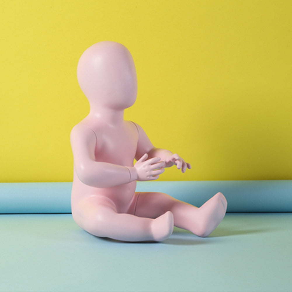 Child Mannequin Full Body - Kids Mannequin Display Form for Baby & Children's Clothing Store | Fiberglass Standing Sitting Pose