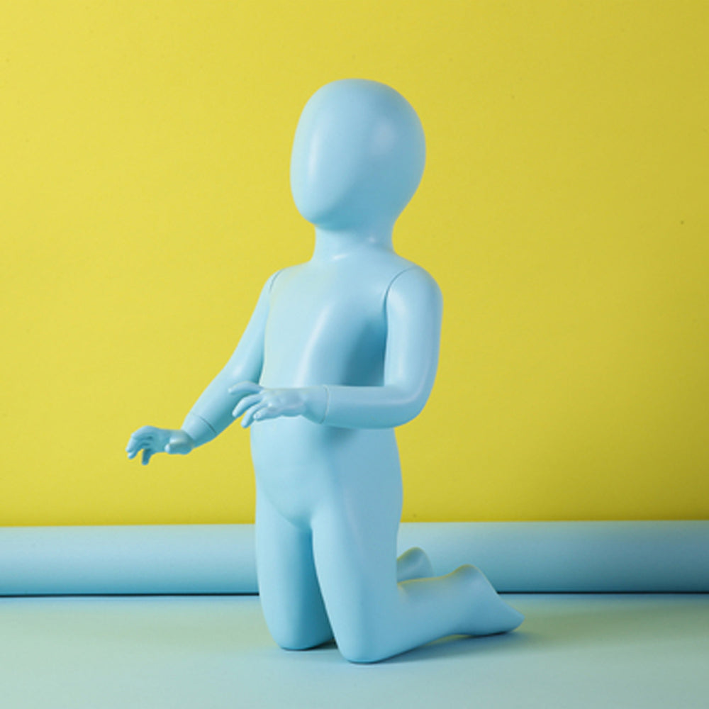 Child Mannequin Full Body - Kids Mannequin Display Form for Baby & Children's Clothing Store | Fiberglass Standing Sitting Pose
