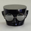 Cabeza de maniquí masculino de tienda boutique Jelimate, modelo de cabeza de exhibición de gafas de sol para escaparate, cabeza de maniquí de anteojos colorido para hombres, forma de vestido de exhibición