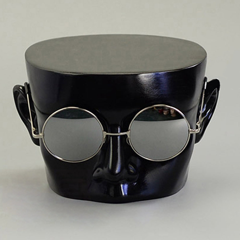Jelimate Boutique Store Male Mannequin Head Stand,Shop Window Sunglasses Display Head Model,Colorful Men Eyeglass Mannequin Head Display Dress Form