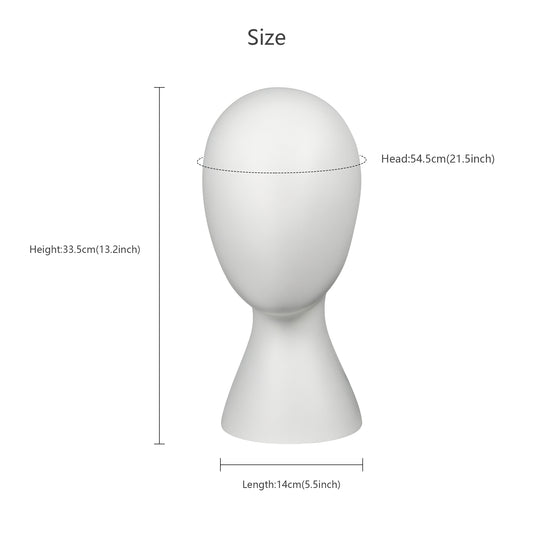 White Female Wig Mannequin Head Stand,Hair Mannequin Head Display,Hat Display Head Dummy,Manikin Head Model,Fashion Head Props