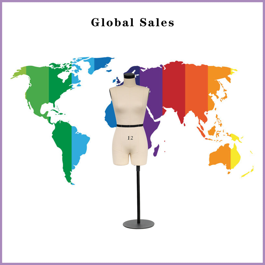 Half Scale Dress Form - Sewing Mannequins for Pattern Making, 1:2 Scale Dress (Size 12)