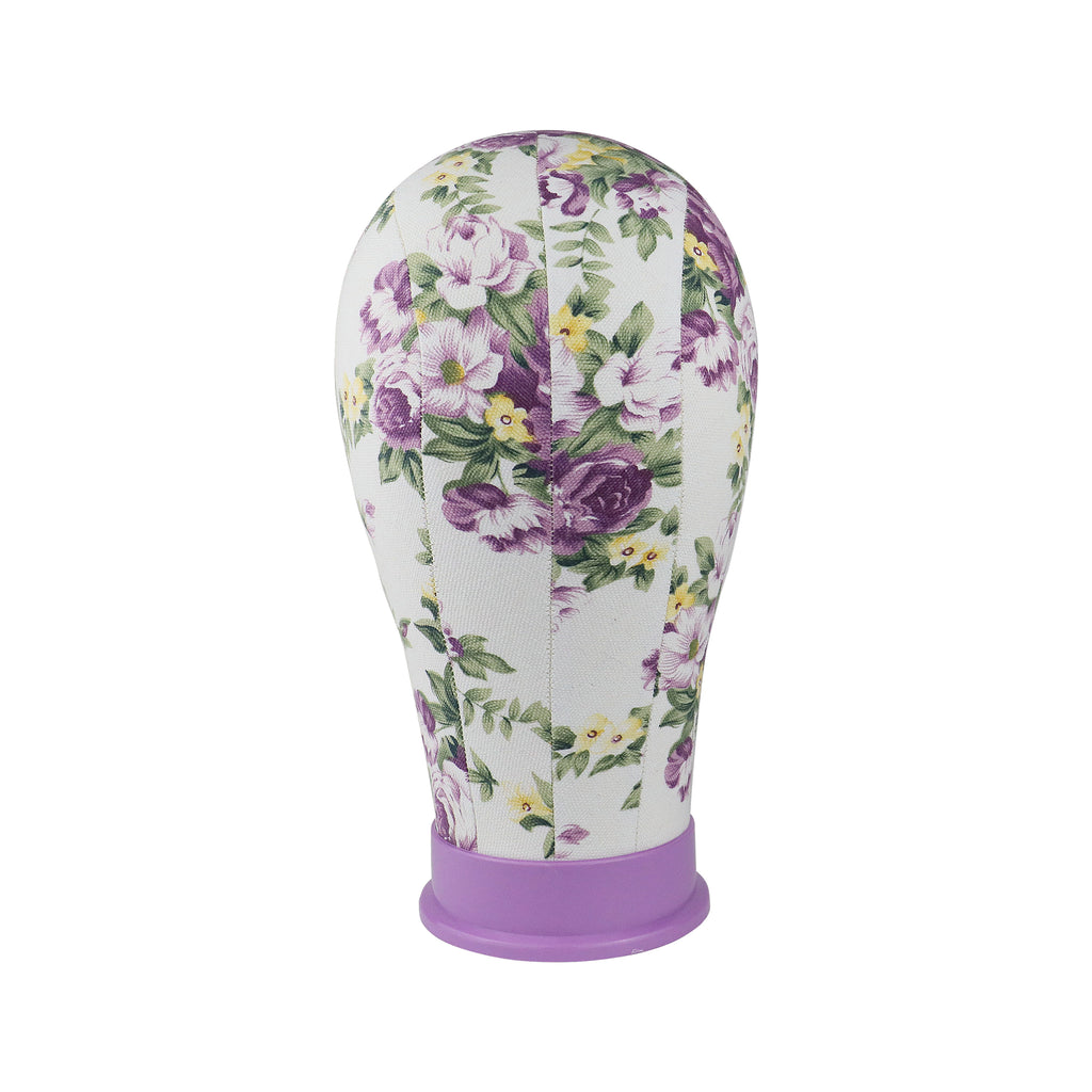 Female Green Purple Blue Canvas Head Mannequin Headband Hair Cap Hairdresses Hat Wig Display Head Display Mannequin Head