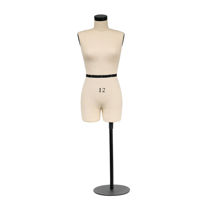 JELIMATE Half Scale Dress Form 1:2 Miniature Mannequin （Size 6）