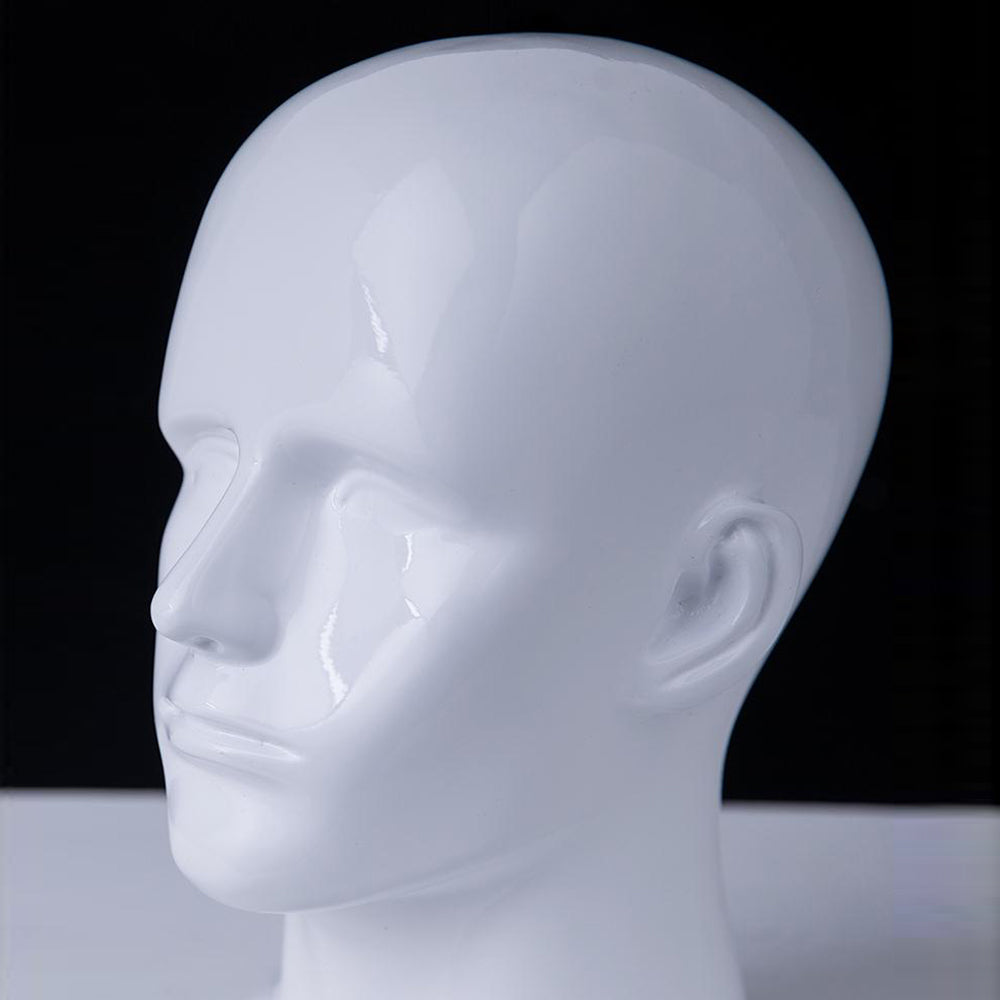Female Male Fiberglass White Head Mannequin Hat