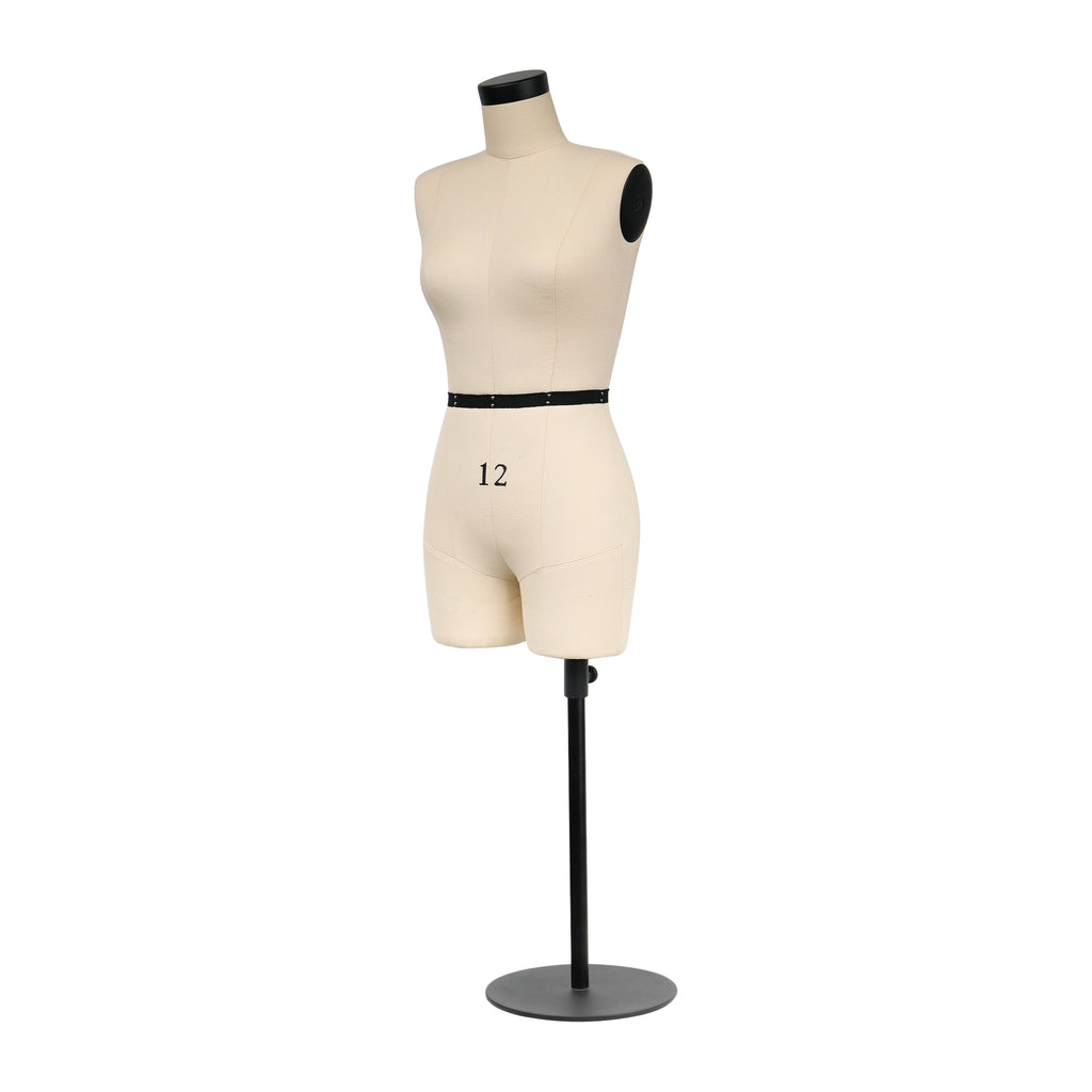 Half Scale Dress Form - Sewing Mannequins for Pattern Making, 1:2 Scale Dress (Size 12)