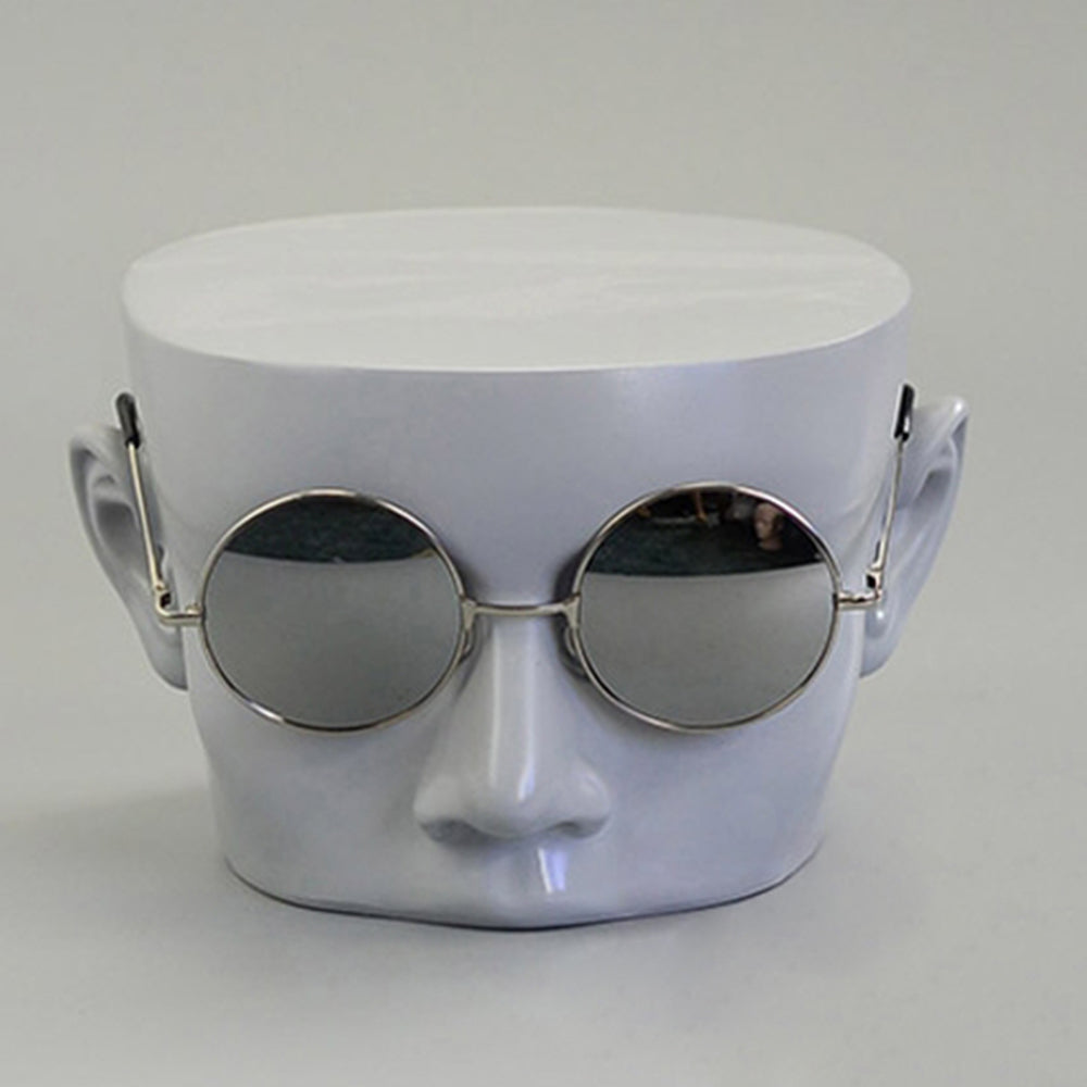 Jelimate Boutique Store Male Mannequin Head Stand,Shop Window Sunglasses Display Head Model,Colorful Men Eyeglass Mannequin Head Display Dress Form