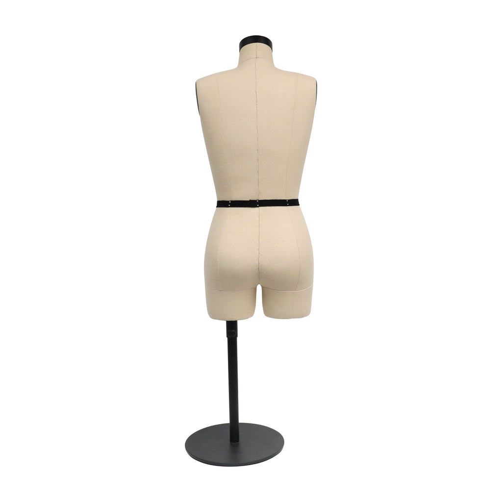 Half Scale Mannequin Dress Form - Female Mini Dress Form for Sewing & Pattern Making (Size 14, 1:2 Scale)