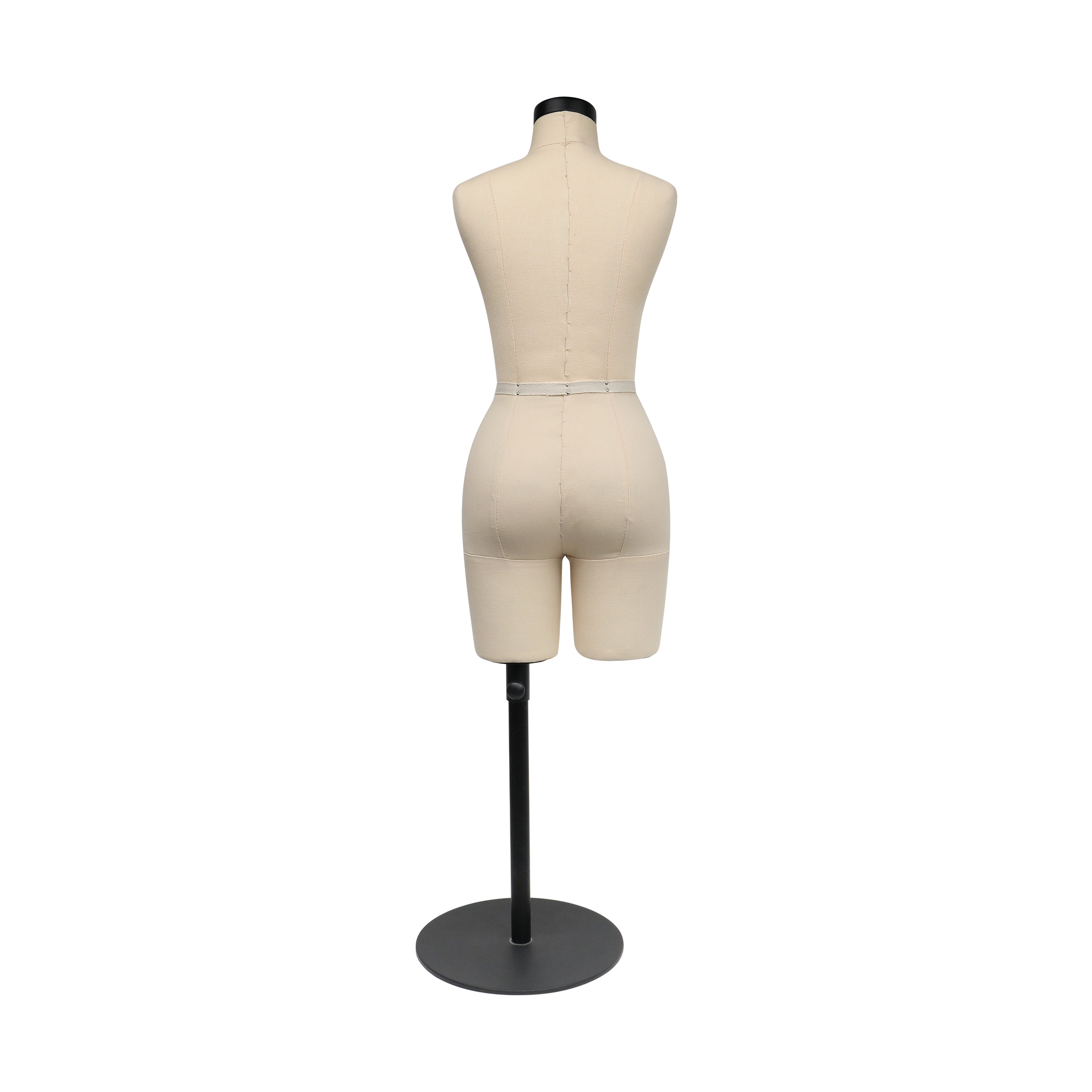 Half Scale Dress Form - Female Mini Sewing Mannequin with Soft Arms | Size 34B