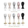 JELIMATE Elegant Velvet Mannequin Head Display | Female Head Block for Hat, Headband & Earring Showcase