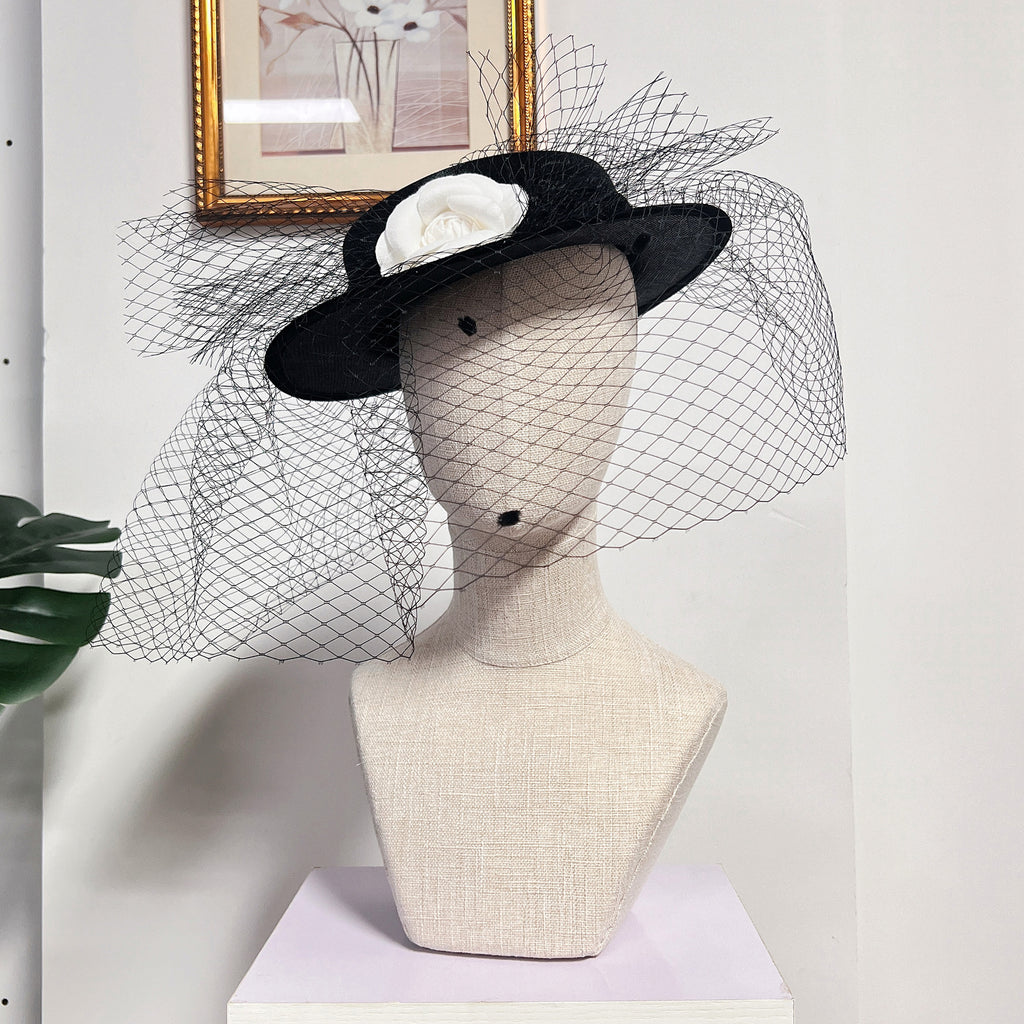 Full Pinnable Bamboo Linen Mannequin Head | Vintage Display Head Form