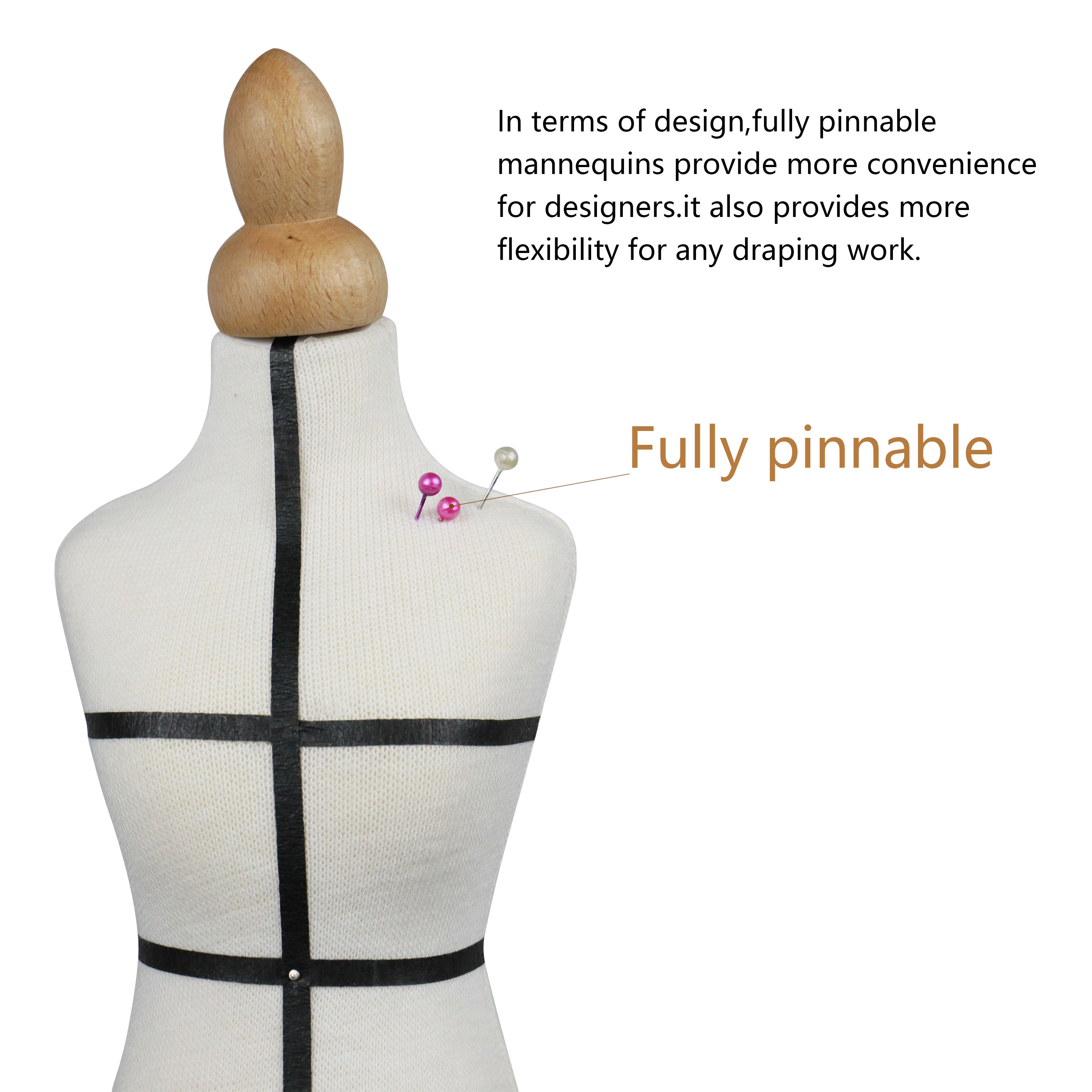1/4 Scale Dress Formfor Fashion Design & Sewing (1/4 )