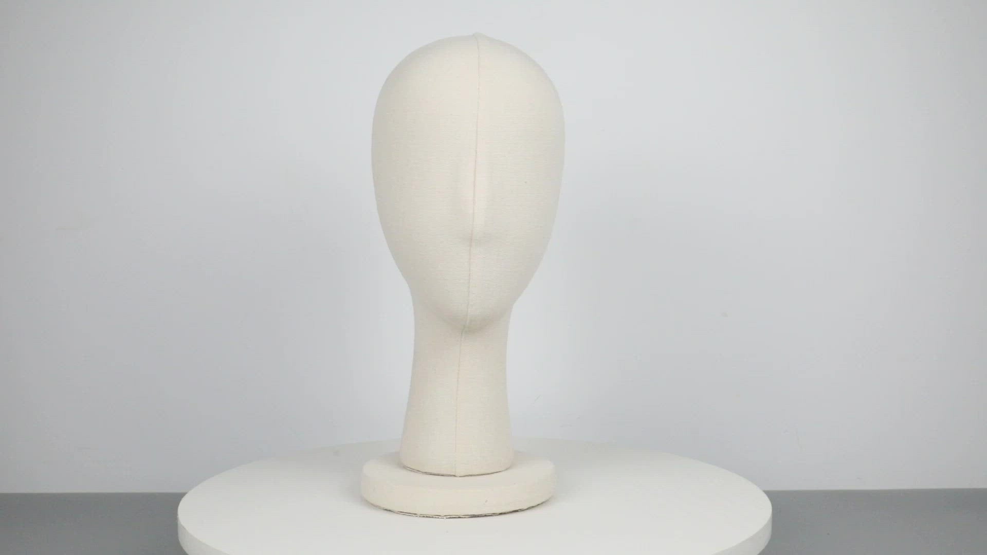 JELIMATE Elegant Velvet Mannequin Head Display | Female Head Block for Hat, Headband & Earring Showcase